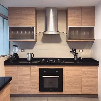 Imagen de una cocina moderna diseñada por Obliko